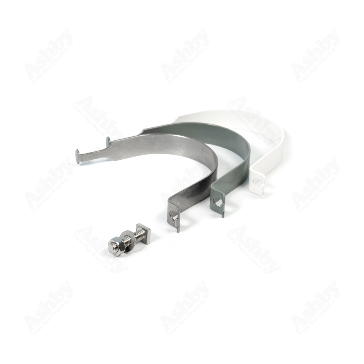 89mm Stainless Steel Clip | Ashby™ Trade Sign Supplies