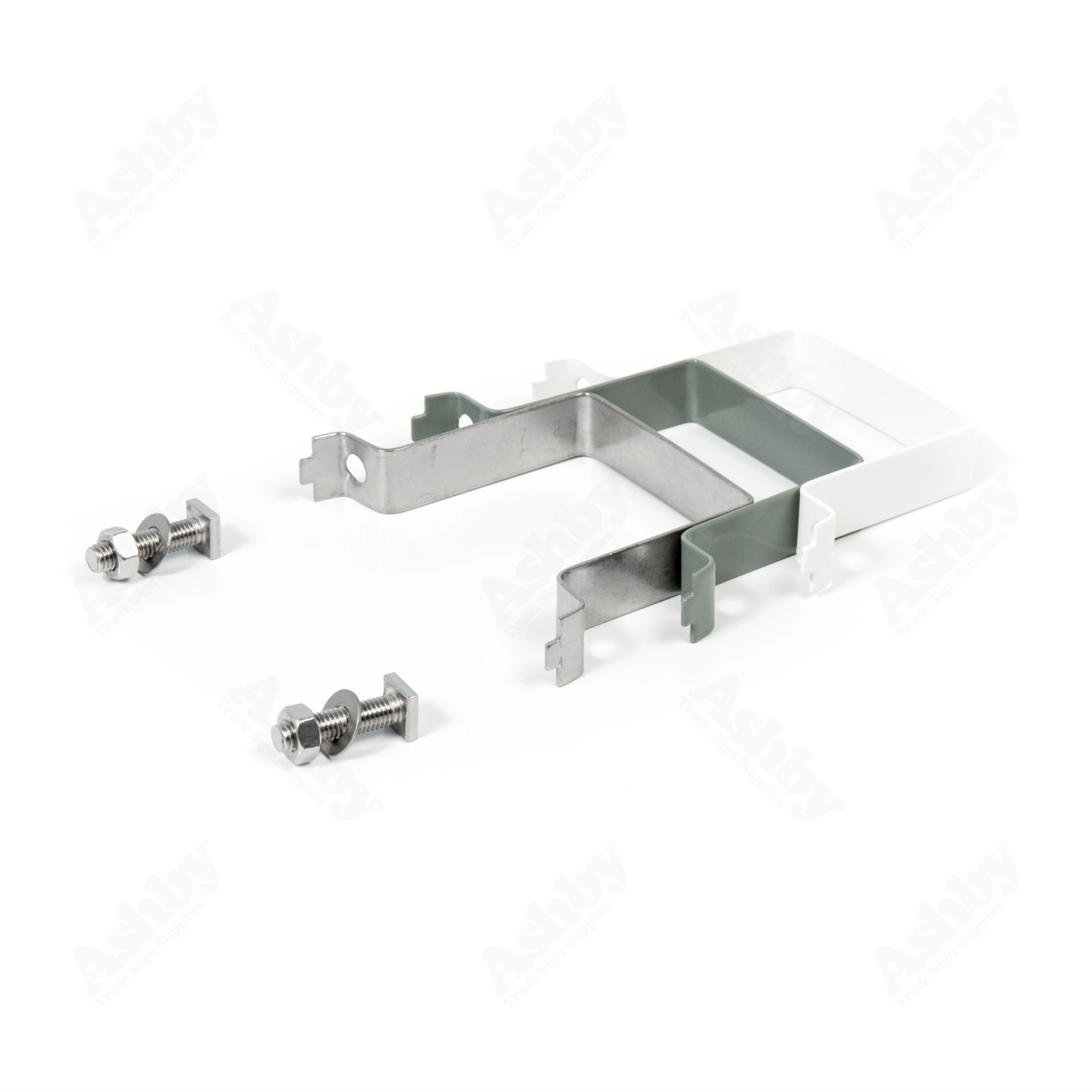 75mm² Stainless Steel Clip | Ashby™ Trade Sign Supplies
