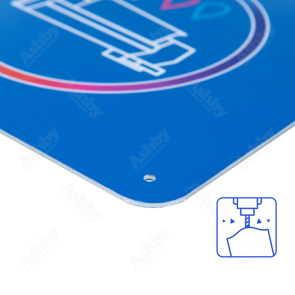 Aluminium Sign Panel - Printed - Shaped | Ashby™ Trade Sign Supplies