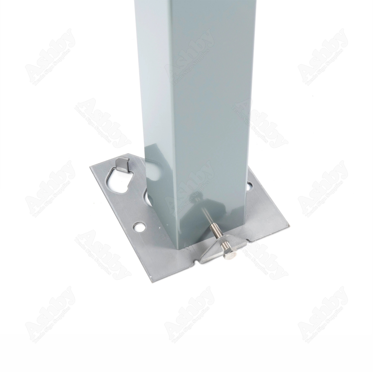 75mm x 75mm Aluminium Sign Post Fixing Kit | Ashby™ Trade Sign Supplies
