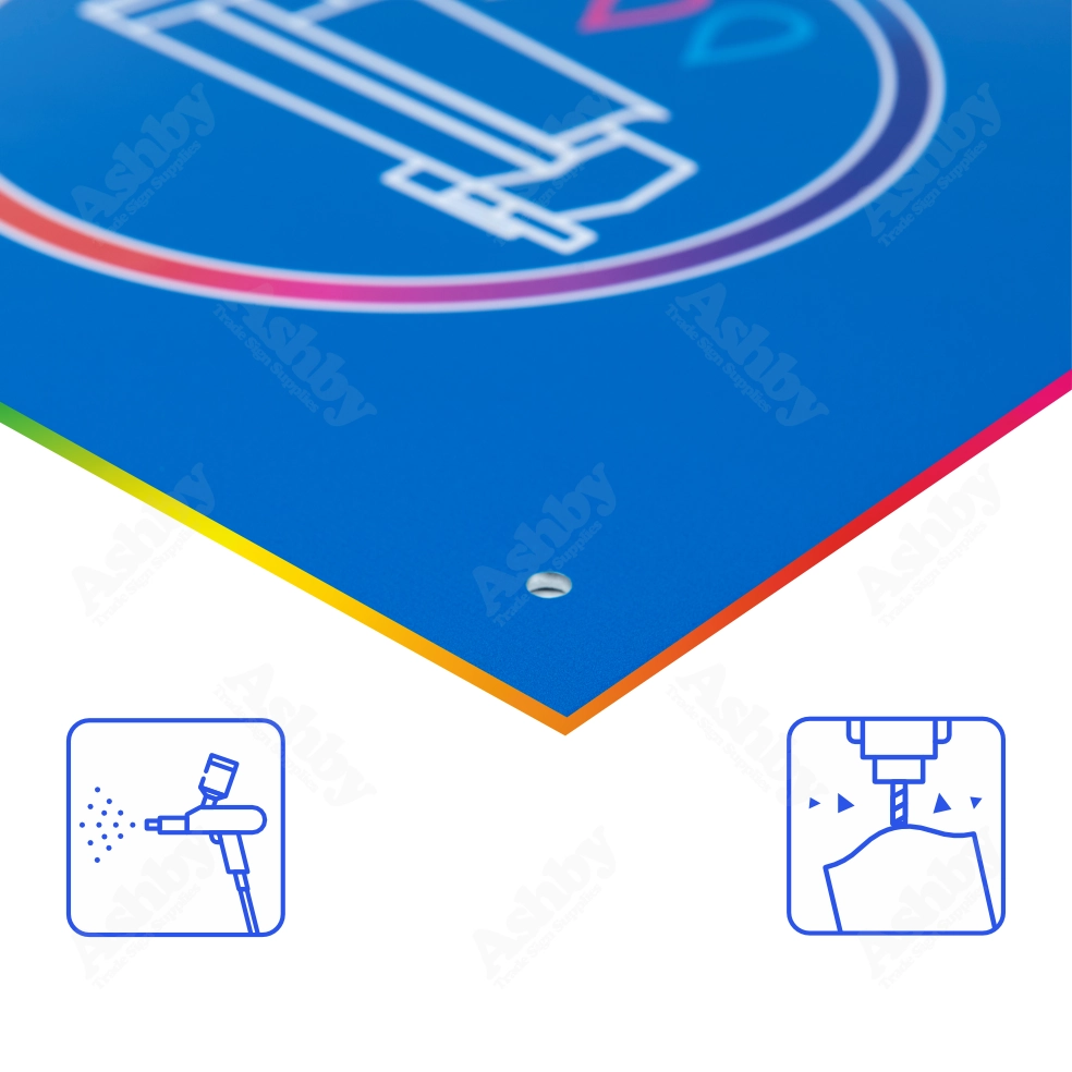 Aluminium Sign Panel - Painted - Printed - Shaped | Ashby™ Trade Sign ...