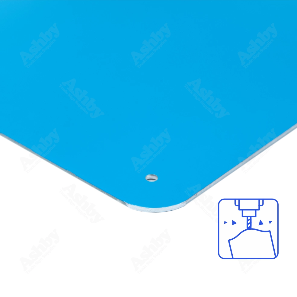 Aluminium Sign Panel - Vinyl Faced - Shaped | Ashby™ Trade Sign Supplies