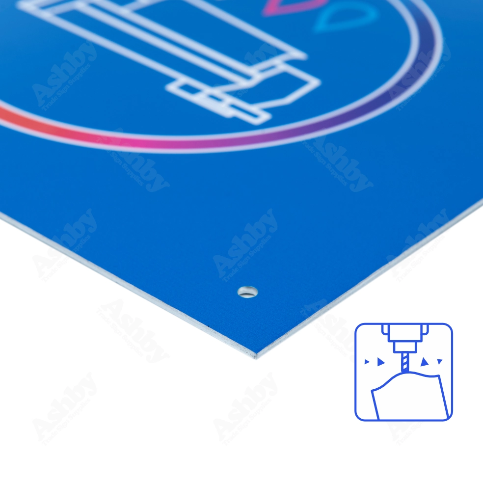 Aluminium Sign Panel - Printed - Shaped | Ashby™ Trade Sign Supplies