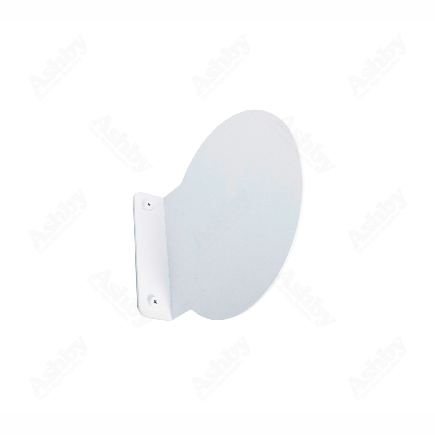 Circular Projecting Aluminium Sign - Small - Painted | Ashby™ Trade ...