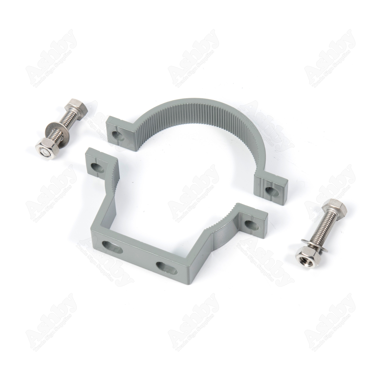 Uni-Clamp - 2-Part Aluminium | Ashby™ Trade Sign Supplies