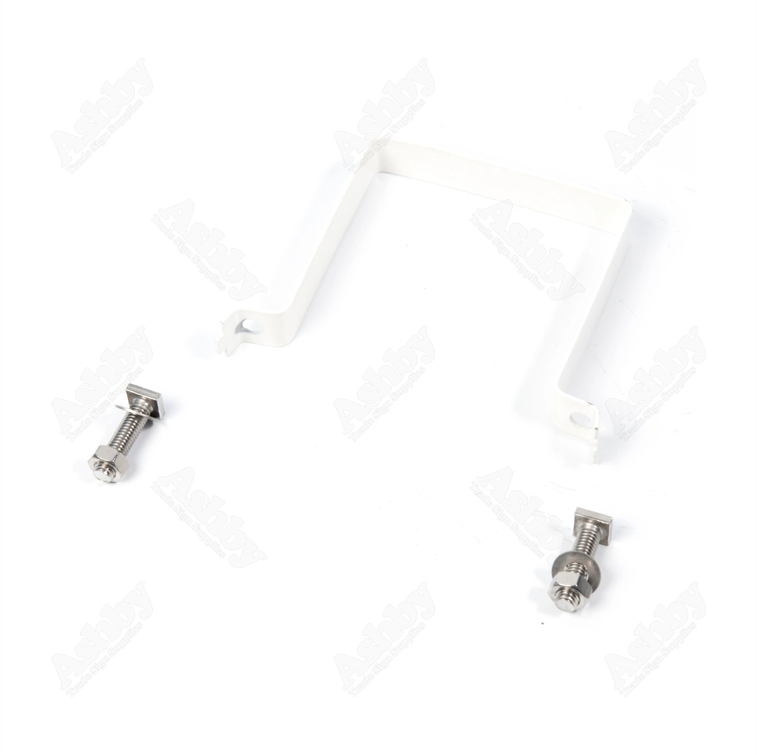 100mm² Stainless Steel Clip | Ashby™ Trade Sign Supplies