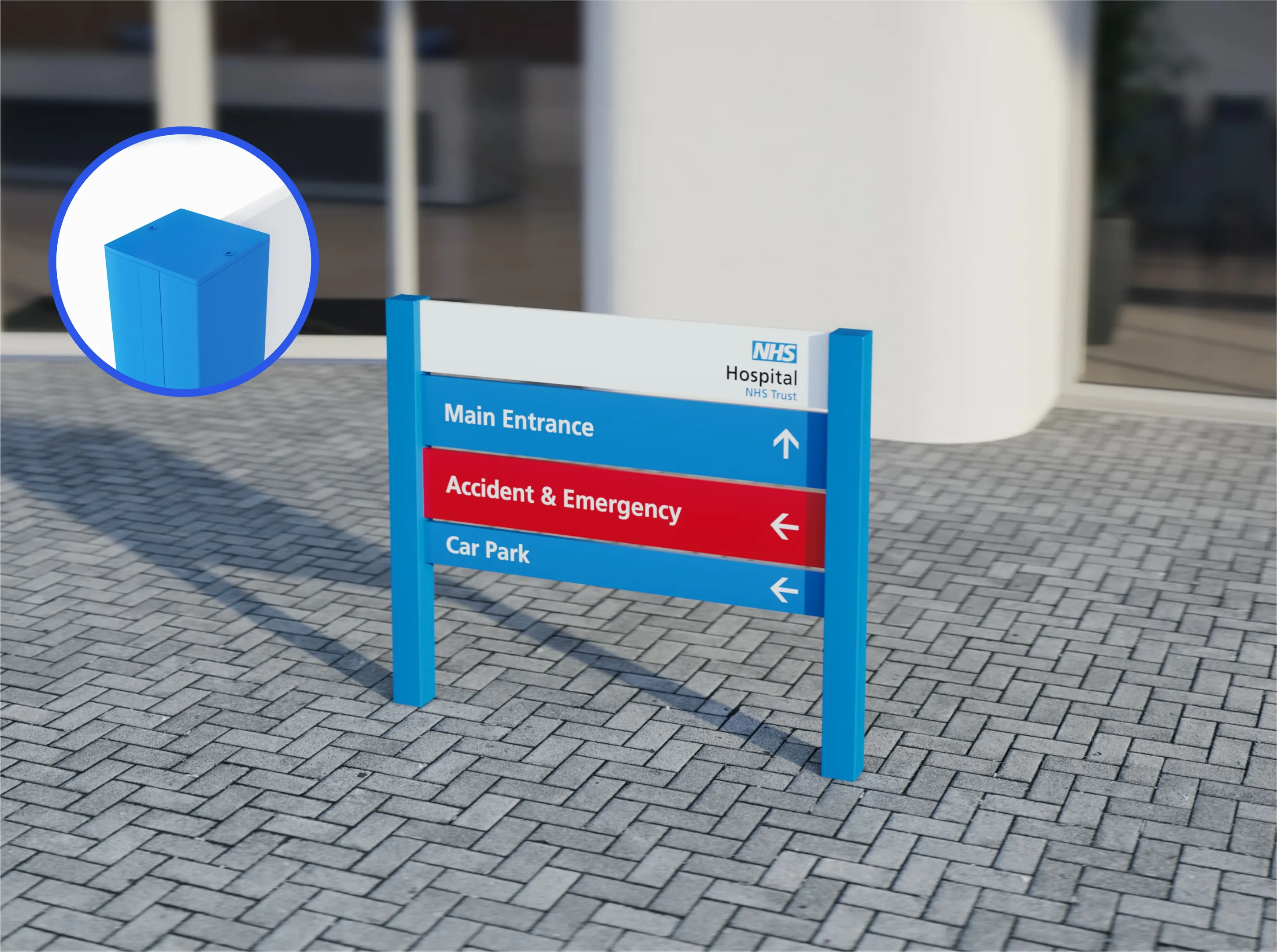 Post Mounted | Modular | Ashby™ Trade Sign Supplies