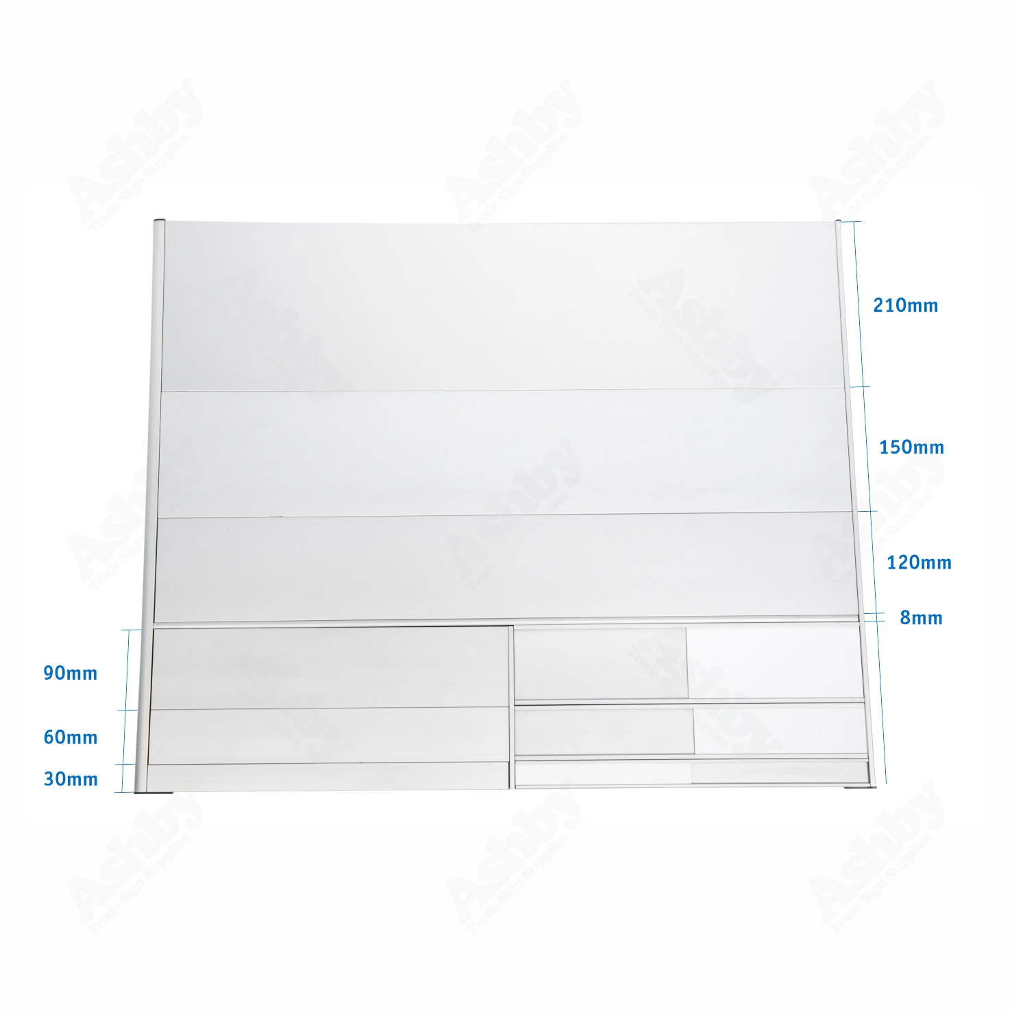 K'Nect 150mm Directory Slat - Painted | Ashby™ Trade Sign Supplies
