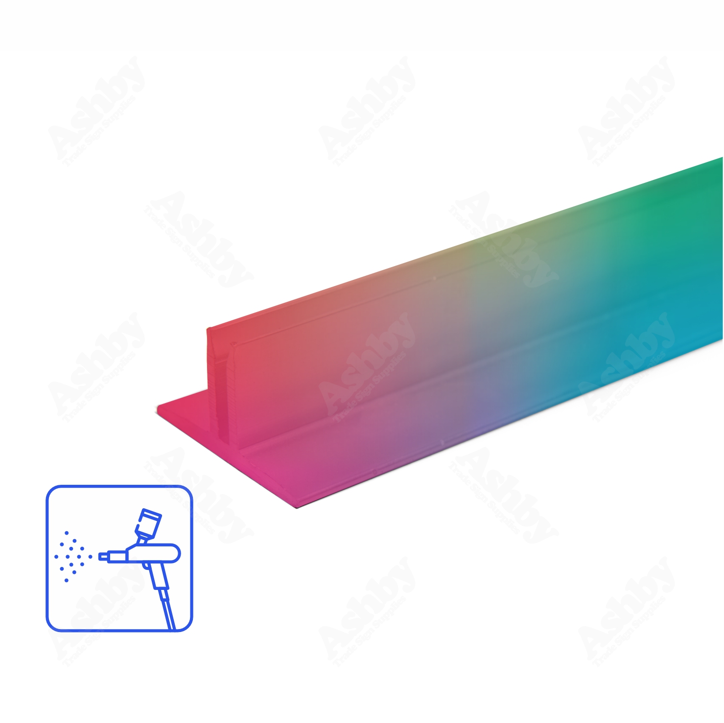 Large Tee-Channel - Painted | Ashby™ Trade Sign Supplies