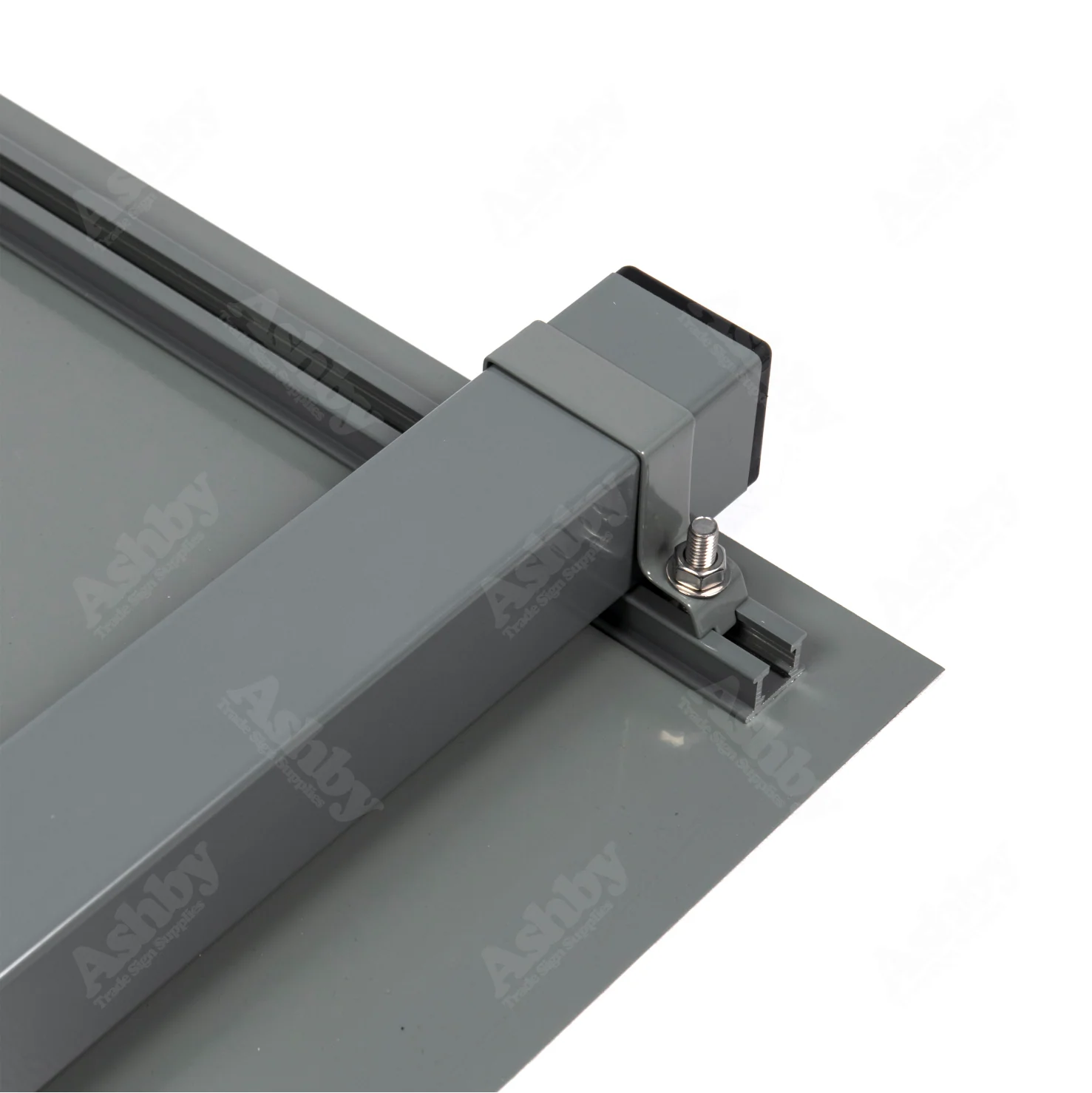 50mm x 50mm Aluminium Sign Post Fixing Kit | Ashby™ Trade Sign Supplies