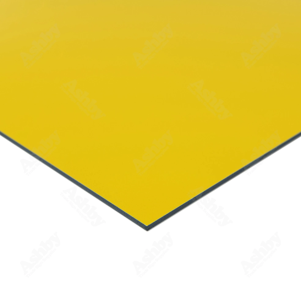 SIBE-R PLASTIC SUPPLY Aluminum Composite Sign Panel - 1/8" X 16" X 16" White Sheet