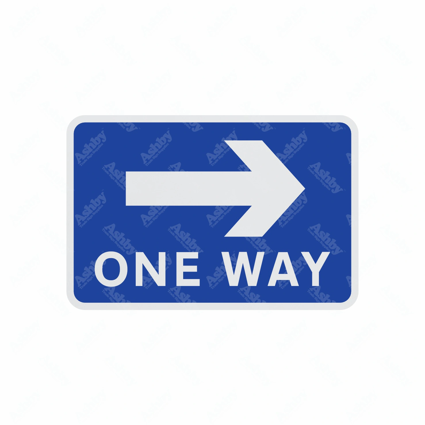Dia. 810 - Engineering Grade - One Way Arrow - Road Sign (600mm x 400mm ...